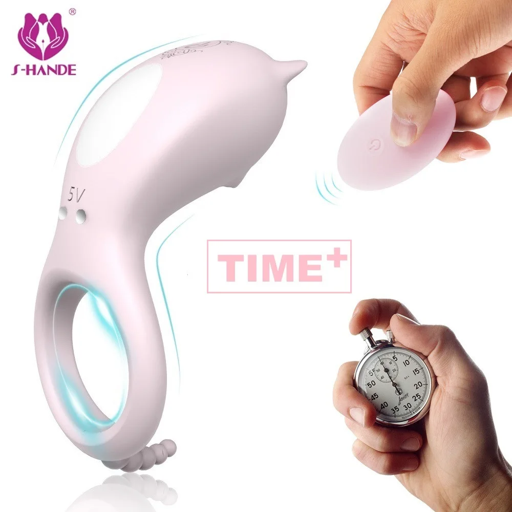 Женское кольцо на пенис с пультом дистанционного управления вибратор для мужчин