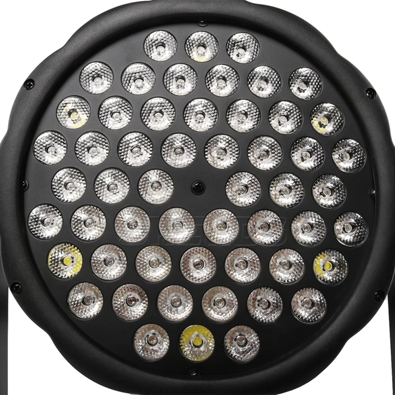 54x3 Вт RGBW плоский цветной светодиодный светильник DMX512 управление для DJLive диско