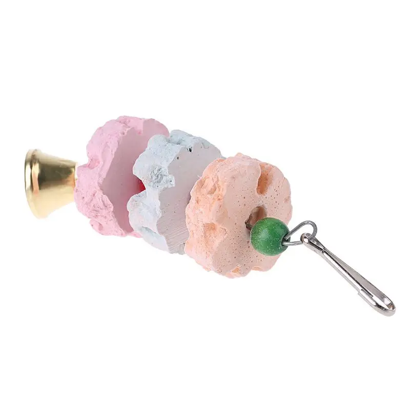 Попугай Зубы шлифовальные игрушки для птиц белок камень кальция жевательные