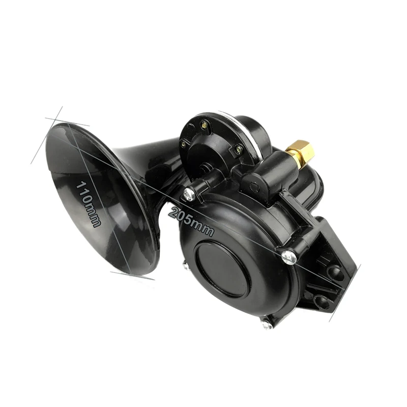 Truck 135db Air Horn 12/24V Super Loud Trumpet with Electric Valve Flat for Auto Car Vehicle Trucks | Автомобили и мотоциклы