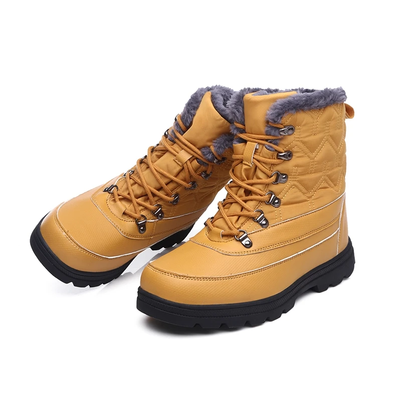 

2020 New Winter Men's Boots Cotton Men Shoes Outdoor Hiking Snow Boots Work Shoes