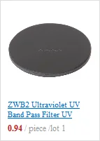 ZWB2 ультрафиолетовый УФ-фильтр, УФ-фонарик диаметром 19,5 мм, толщина 2 мм, MMP, Прямая поставка