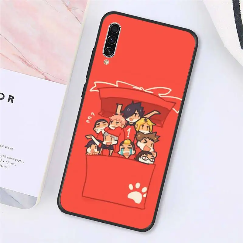 

Japan anime haikyuu volleyball Phone Case For Samsung galaxy A S note 10 7 8 9 20 30 31 40 50 51 70 71 21 s ultra plus