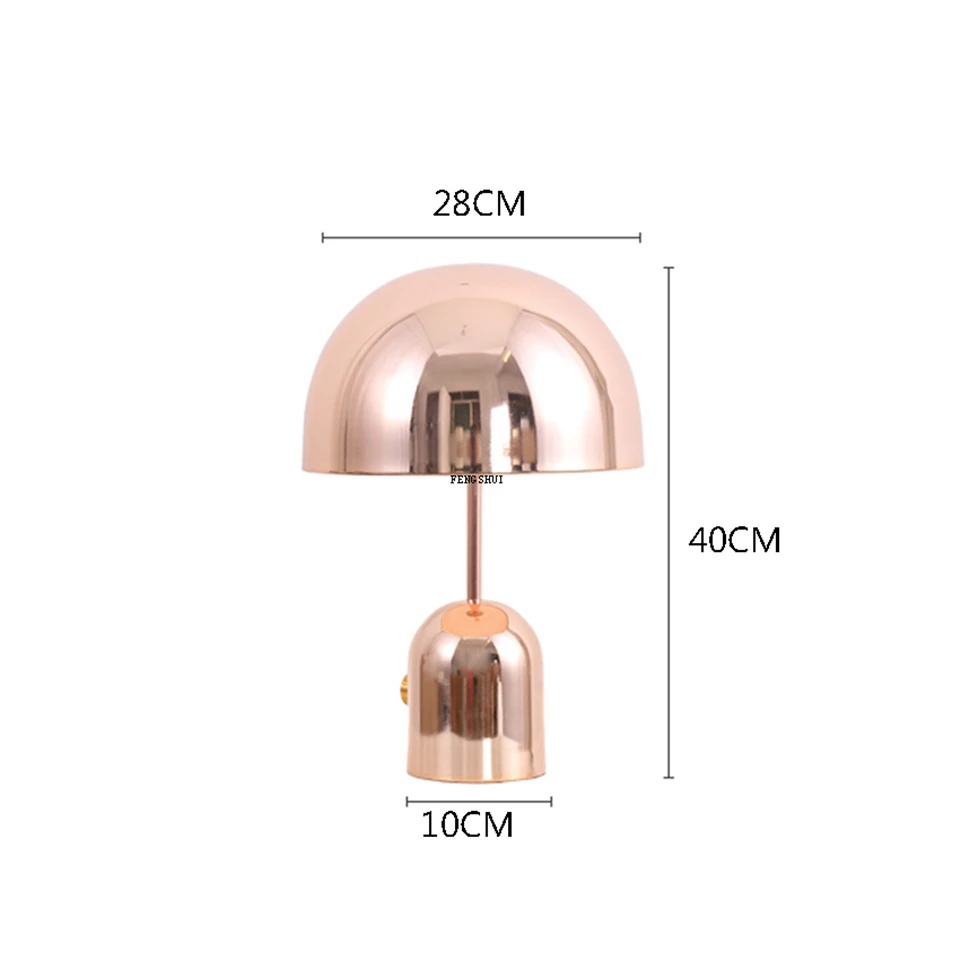 Современный светильник металлический гриб светодиодный настольные лампы