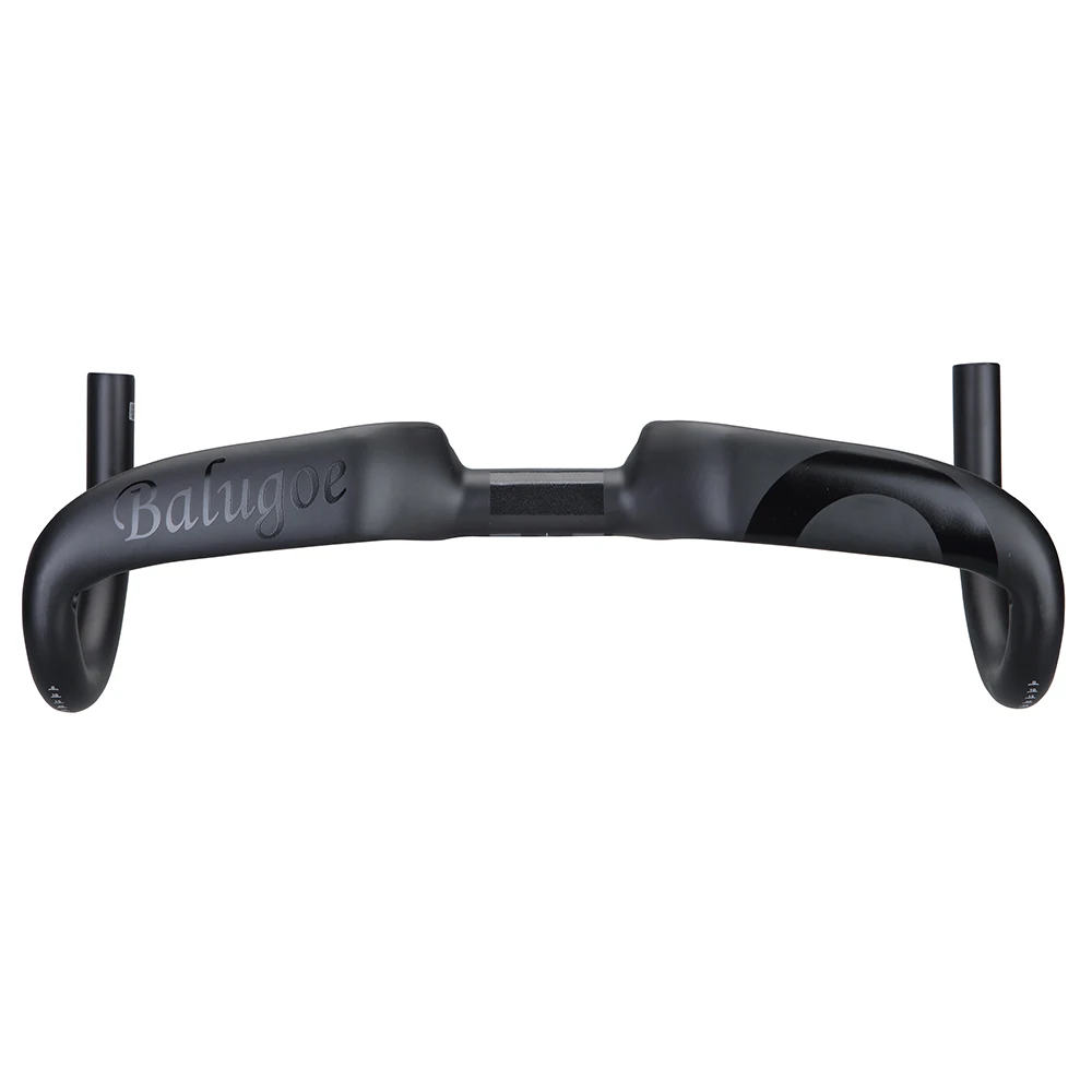 Дешево Руль BALUGOE из углеродного волокна для шоссе велосипеда, руль из углеродного волокна, руль для дорожного велосипеда, 2022, 400, 420 мм, новинка 440