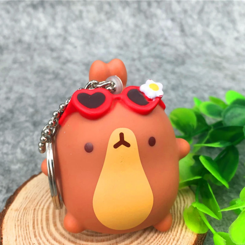 Kawaii Molang Кролик Мини ПВХ фигурки куклы модель детские игрушки прекрасный подарок