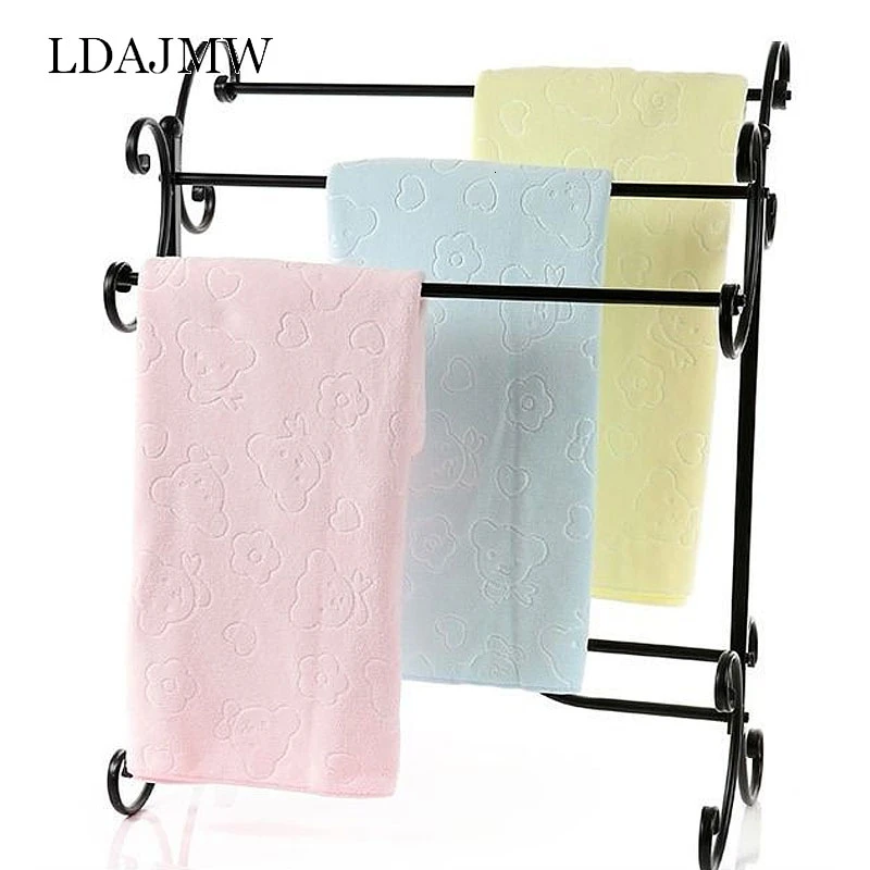 Полотенце из микрофибры для ванной с рисунком медведя быстросохнущее пляжное