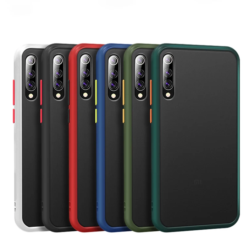 Противоударный матовый чехол для Xiaomi Mi 9T A3 9 Lite Redmi Note 9S S 7 8 10 Pro 7A 8A Mi8 Mi9 мягкий