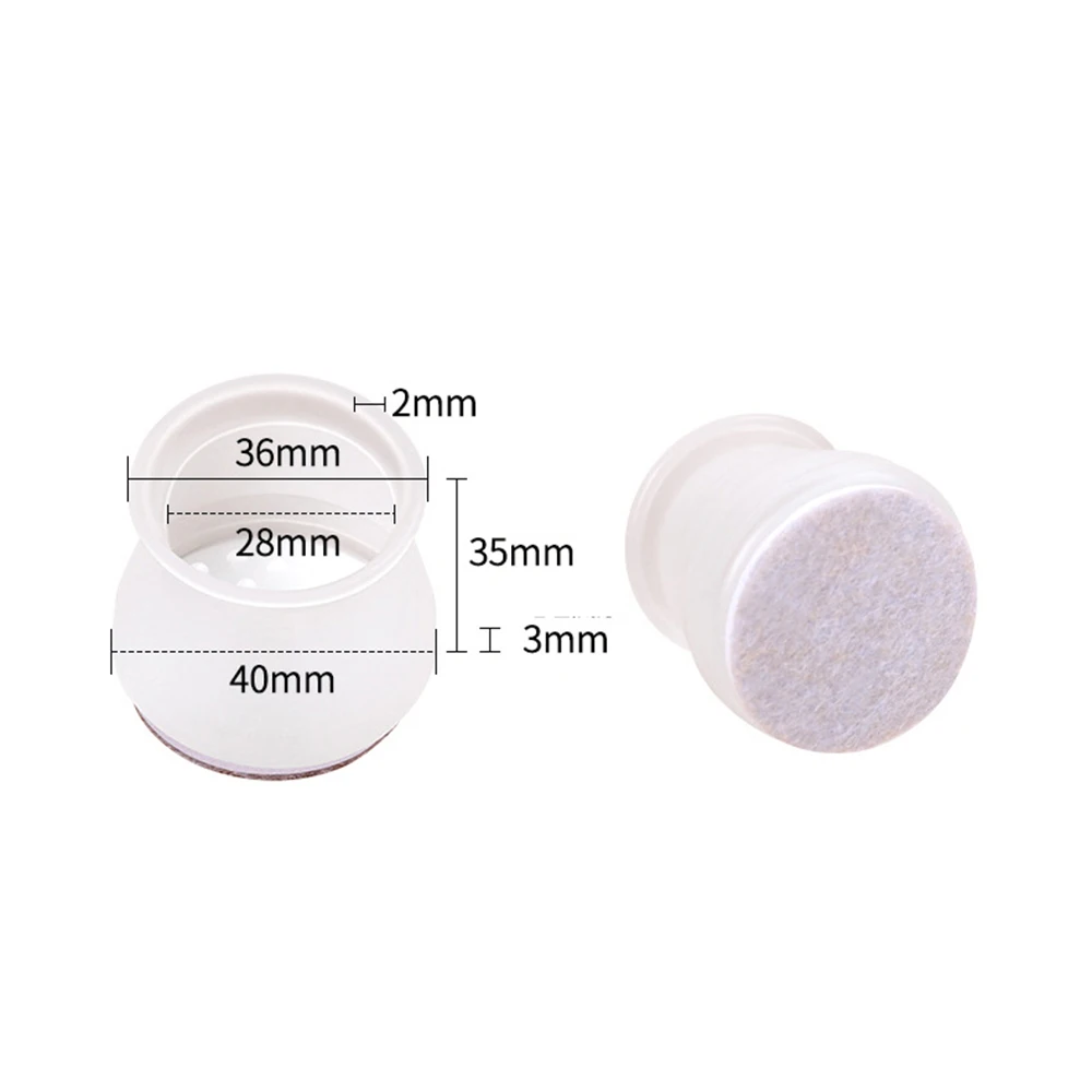 

16pcs Silicone Table Chair Leg Cap Pad Furniture Table Feet Cover Floor Protector Anti-slip Table Chair Mat Caps Foot Protection
