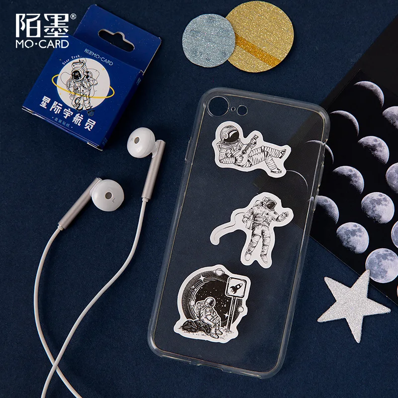 

45 Pcs /Box Universe Star Astronaut Decoration Paper Sticker DIY Album Diary Scrapbooking Label Sticker