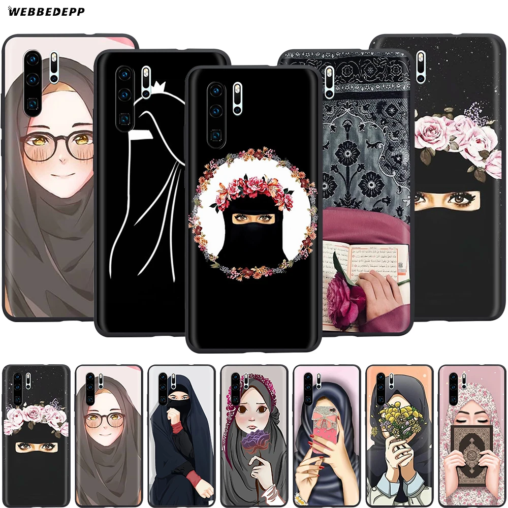 Webbedepp Мусульманский Исламский чехол с глазами для Huawei Honor 6A 7A 7C 7X 8 8X 8C 9 9X 10 20 Lite Pro Note