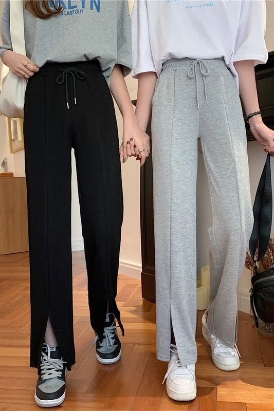 

Real Shot Slimming All-match Wide Leg Pants Autumn Leisure Open