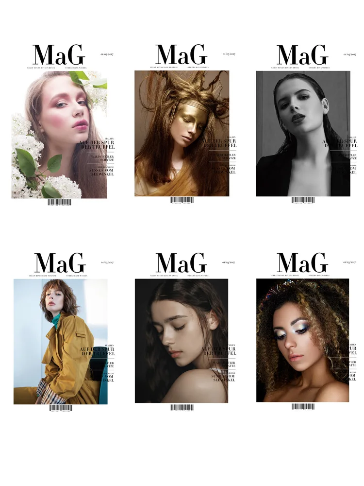 Картонный фон для портретной фотосъемки размером 21x29 см 6 в 1 | Электроника