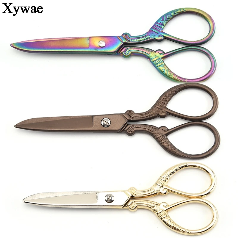 

Retro Tailor's Scissors Antique Design Embroidery Vintage Scissors DIY Needlework Sewing Tailor Shears Zakka Tools Fabric Cutter