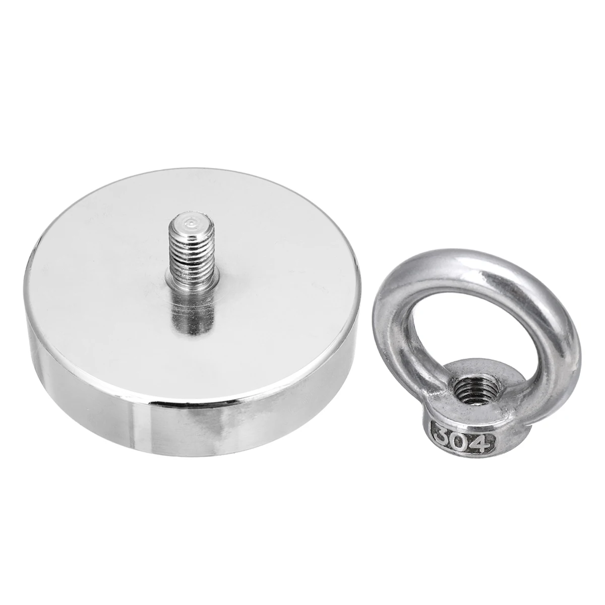 

Magnet 600kg D120mm Strong Salvage Neodymium Fishing Deep Sea Salvage Retrieving Treasure Hunting Magnet with Gloves