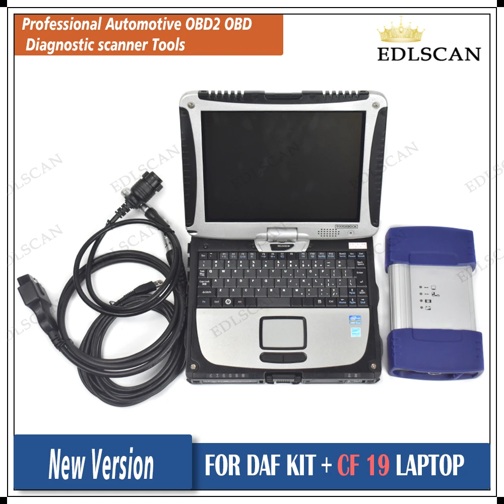 

Truck Diagnostic kit heavy duty for DAF truck diagnostic-Paccar davie for DAF 560 MUX with Laptop CF52/CF53/CF19/CFC2