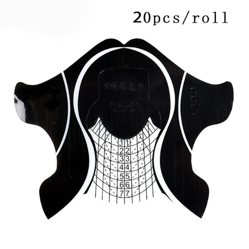 

BQAN Nail Art Tools Nail Forms Gel Extension Sticker Acrylic Builder Form Guide For Nail Extension Stencil Manicure Tools