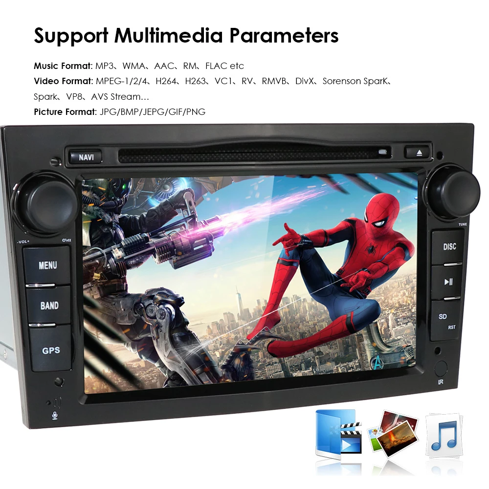 HD 1024*600 Восьмиядерный 2din Android 9,0 4G+ 64G Автомобильный dvd-плеер для Opel Corsa Vectra C D Meriva Vivaro Tigra Signum радио gps Navi