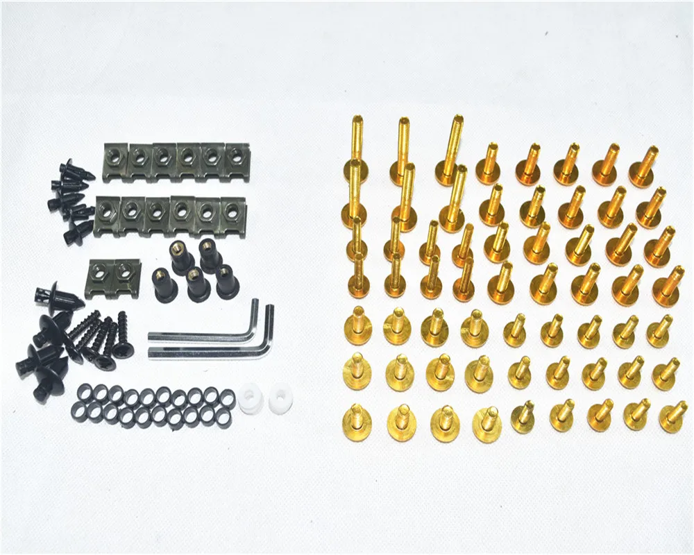 Motorcycle Complete Fairing Bolts Kit Bodywork Screws For Fit KAWASAKI ZZR1200 2002-2005 | Full Kits
