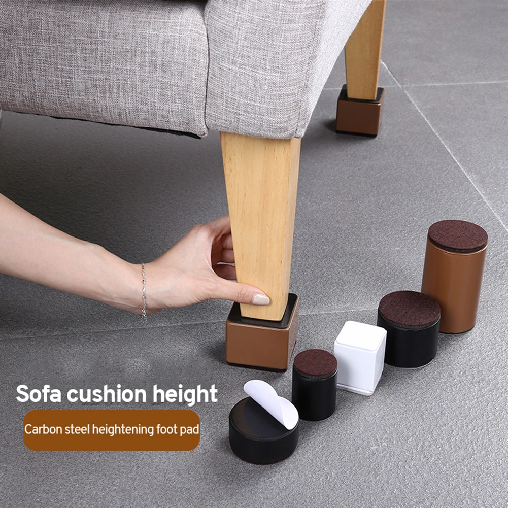 Furniture Risers Bed Riser Chair Leg Lifts Couch Lifters Increase Height Storage Space Desk Table Feet Bedding Accessories | Мебель