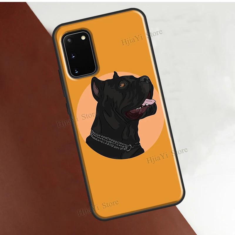 Чехол для телефона итальянский мастиф тростника Корсо Samsung Galaxy S22 Ultra S21 S20 FE Note 20 S8