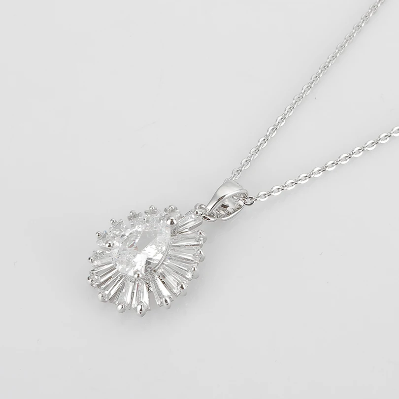 Ожерелье женское с подвеской в виде капли воды | Украшения и аксессуары