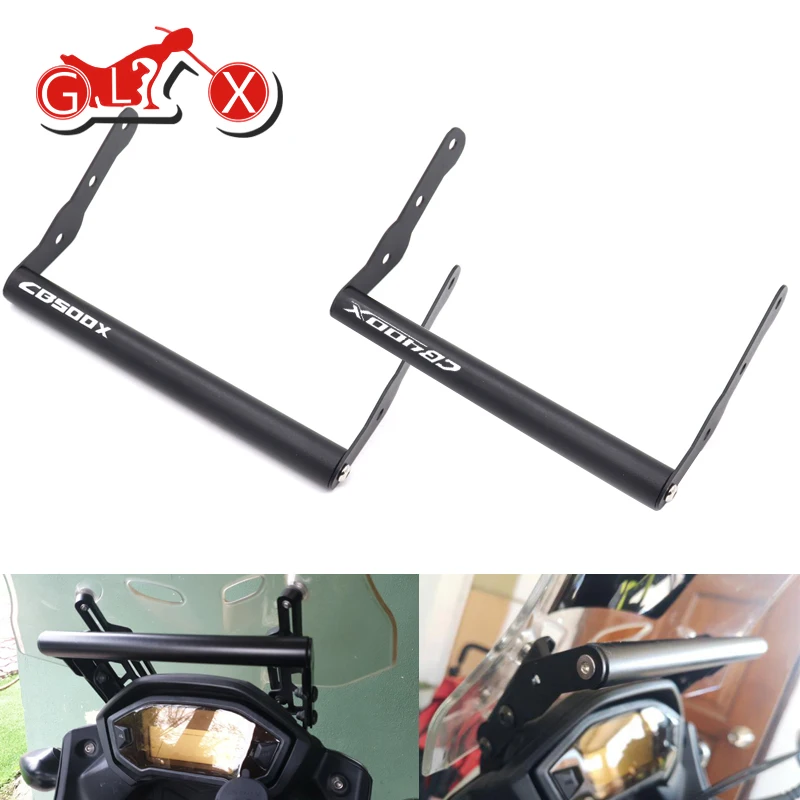 

Motorcycle Accessories for Honda CB400X CB500X CB 500X 400X 2017-2021 GPS SMART Phone Navigation GPS Plate Bracket Adapt Holder