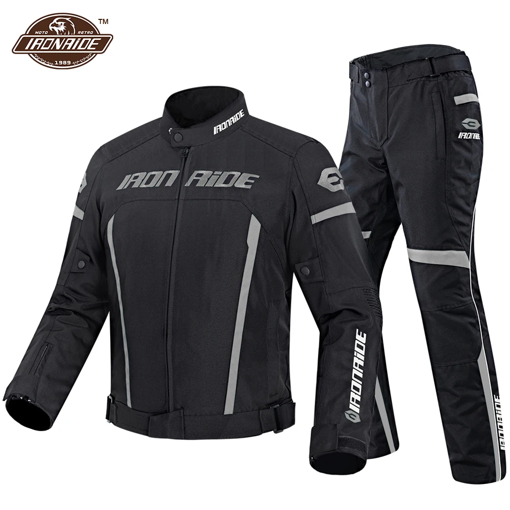 

Waterproof Motorcycle Jacket Men Chaqueta Moto Wearable Riding Racing Moto Protection Motocross Suit With Linner For 4 Season