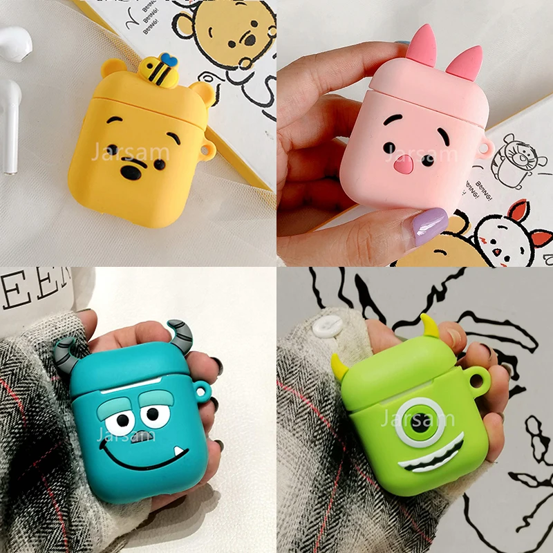 Беспроводной чехол для наушников Apple Airpods силиконовый s защитный | Электроника