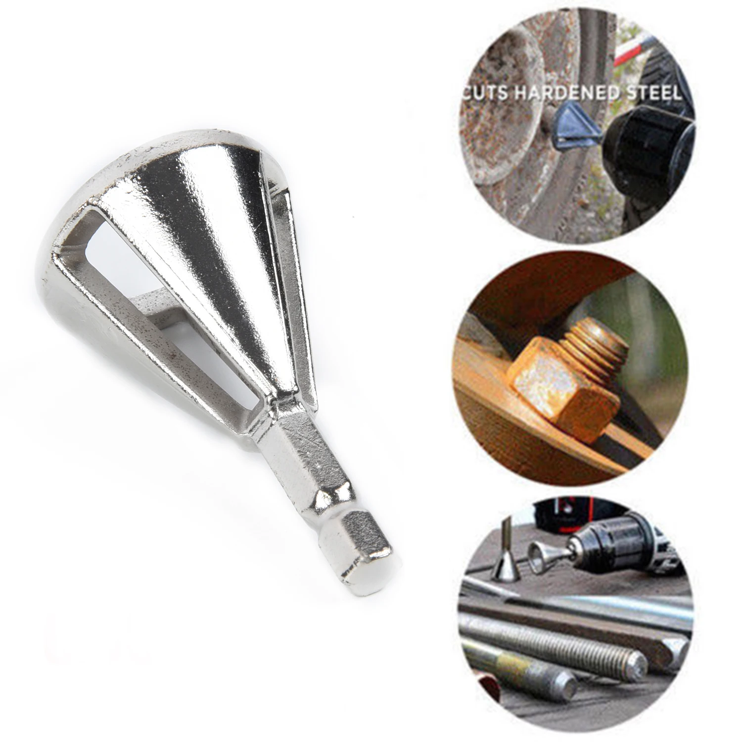 1x CR12MOV инструмент для снятия заусенцев с внешней фаски болт гайка удаления сверл |