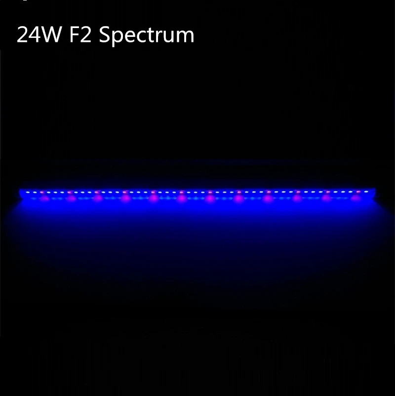 24W F2 Spectrum ReBlue светодиодный трубчатый светильник 220 в 110 В Светодиодная лампа T5 светодиодный трубчатый светильник SMD5730 12 Вт 24 Вт лампа 3000 К 6000 К лампа T5 - Испускаемый цвет: 24W F2 Spectrum