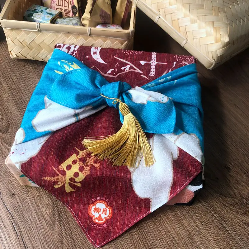 Экологичный креп-полиэстер Furoshiki 70 см 100% |