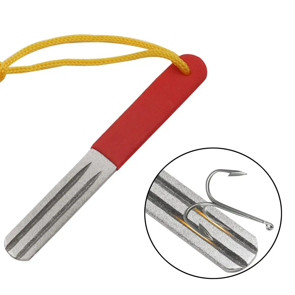 

Уличные Грубые аксессуары для ловли карпа нахлыстом, рыболовные снасти, точилка для рыболовных крючков, Шлифовальная Пилка, матовая