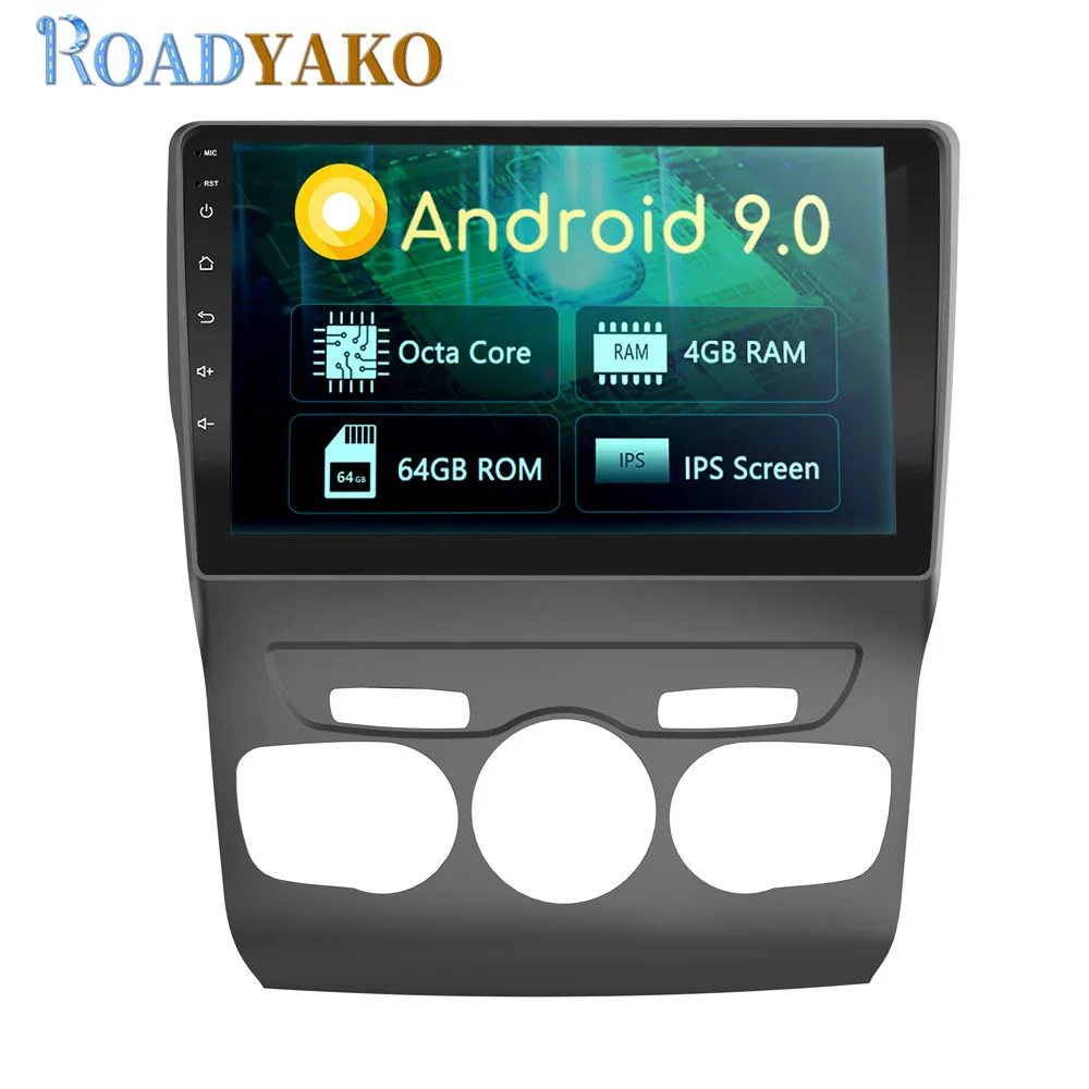 Автомобильный радиоприемник на Android 10 1 дюйма для Citroen C4L 2013 2017 автомобильный