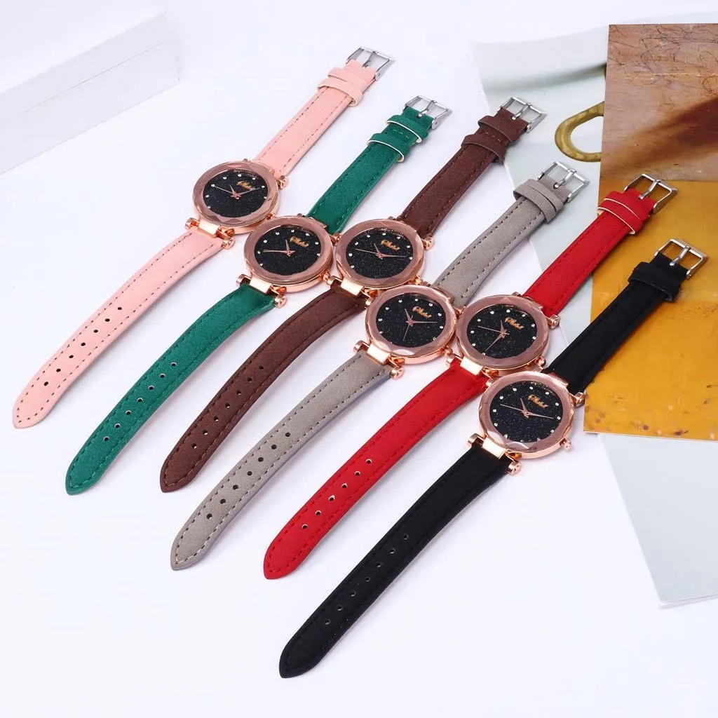 Женские часы Звездное небо Алмазный циферблат женские маленькие изысканные