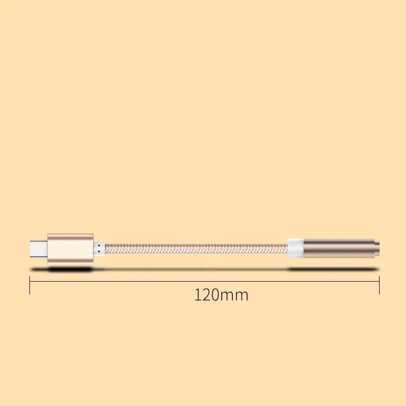 Адаптер для наушников с USB Type-C на 3 5 мм аудиокабель AUX смартфонов Samsung LG Nexus Oneplus Nokia