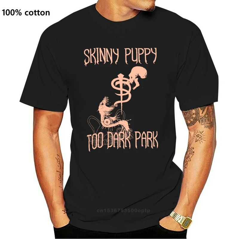 

New Vintage Skinny Puppy Too Dark Park Men T-shirt
