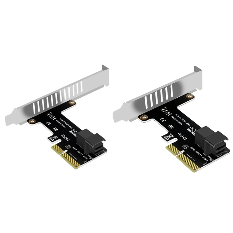 

Riser Card Pcie to SFF-8643 Expansion Card Nvme SSD Solid State Hard Disk for Slots Pci-E X4/X8/X16