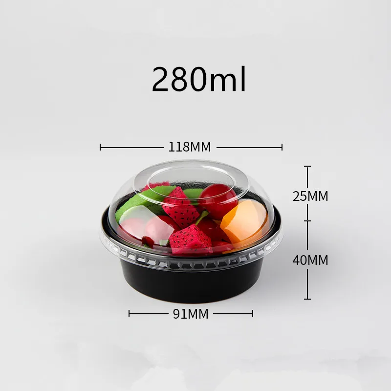 50 шт. высококачественные черные одноразовые пластиковые стаканы 280 мл/450 мл