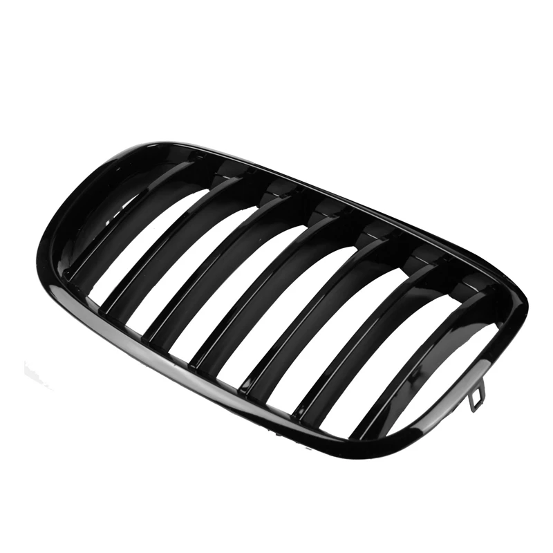 Автомобильный глянец Черный передний бампер впускная решетка для почек BMW E70 E71 X5