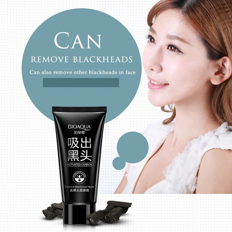 Всасывающая черная маска для глубокого очищения носа удаления черных точек лица