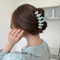 korean elegant candy color geometric hair claw large size grasping clip hair clips fashion hair accessories