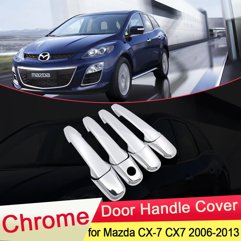 Для Mazda CX 7 CX7 2006 2007 2008 2009 2010 2011 2012 2013 хромированная дверная ручка крышка Накладка