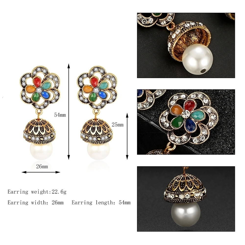 Brinco серьги античные Jhumki Jhumka висячие серьги этические племенные ювелирные изделия Ближний Восток Ретро Национальный стиль колокол
