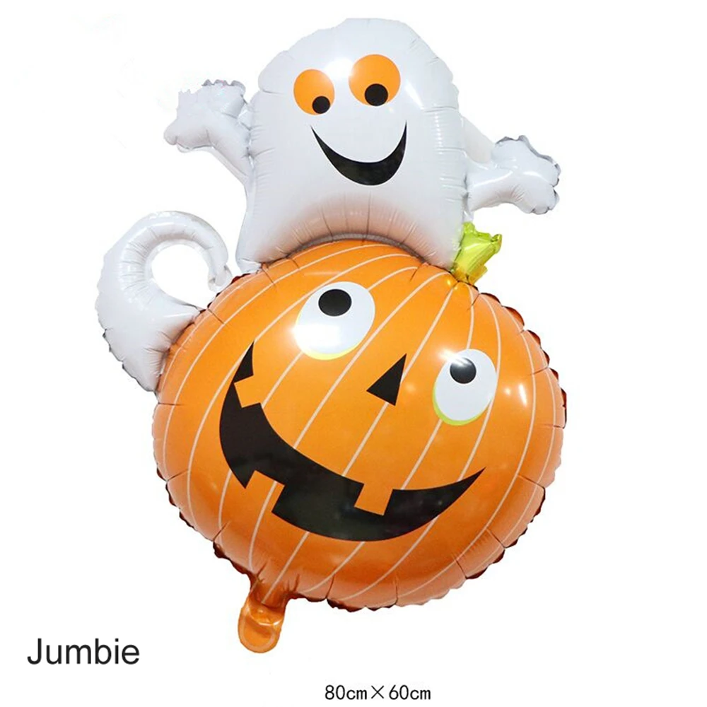 

250PCS Halloween Decoration Foil Balloons Bat Cat Pumpkin Spider Jumbie Inflatable Toy Bar Ornaments Party Supplies Wholesale K1