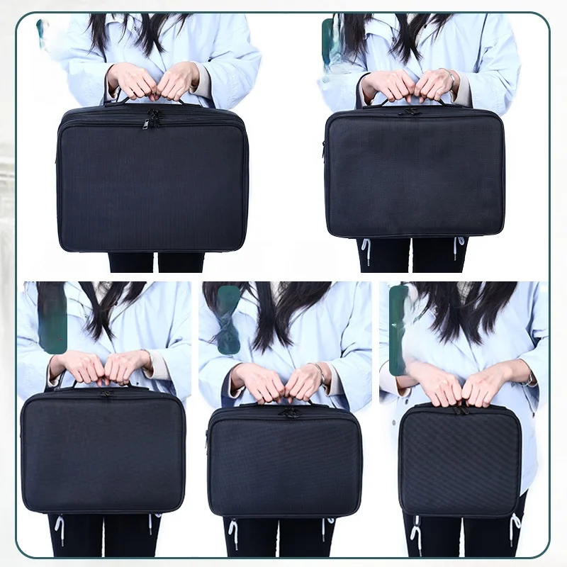 

Women's 2021 European and American Fashion Solid Color Cosmetic Storage Box Hand-carrying Cosmetic Case
