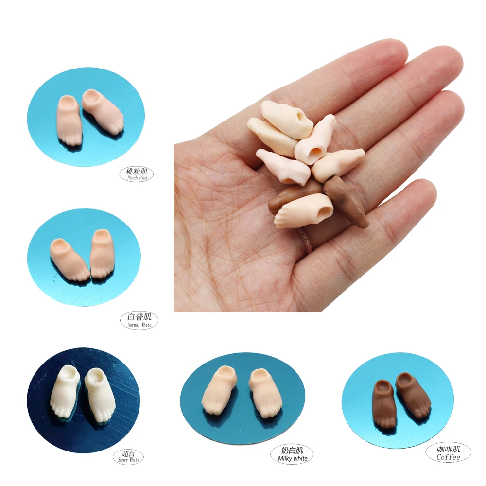 

Ob11 Replaceable Foot with Magnet for Obitsu11 ,YMY Dolls and 1/12 BJD Dolls Toys Accessories Feet Group Gift for Kids