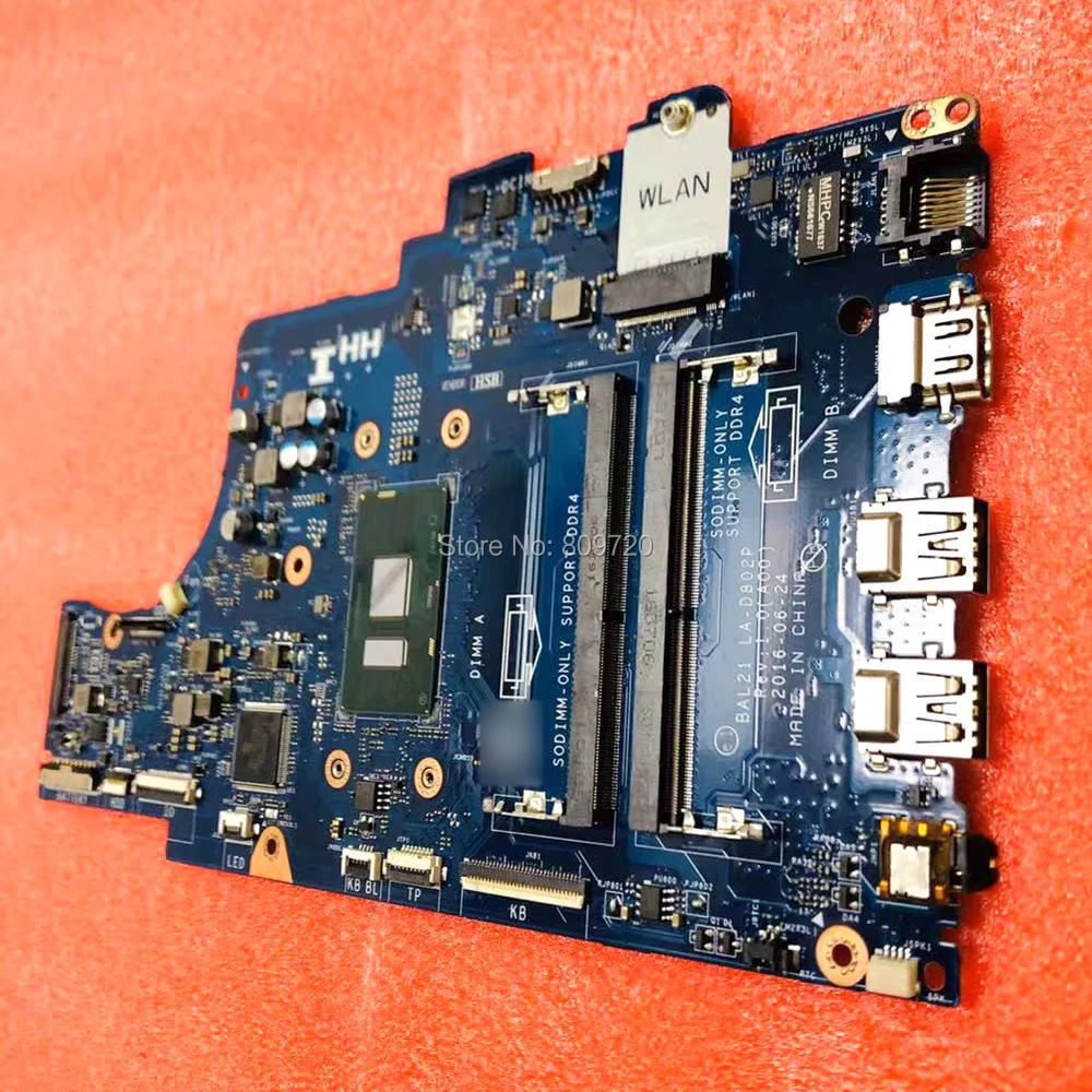 Материнская плата для ноутбука LA-D802P 2R3V9 с Φ CPU DELL Inspiron 15 5567 5767 | Компьютеры и офис