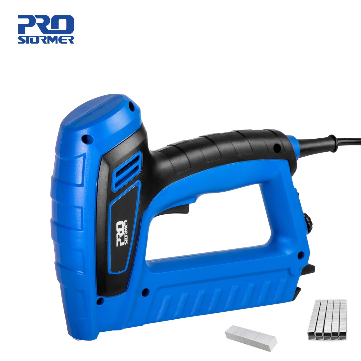 

2000W Electric Nail Gun 220V-240V Nailer Stapler Woodworking Electric Tacker Furniture Staple Gun Power Tools by PROSTORMER
