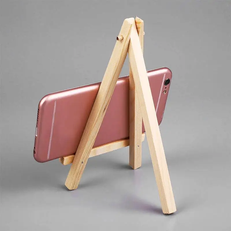 10 шт. деревянный художественные ручка щетки мольберт Мини Мольберт Стенд Краски